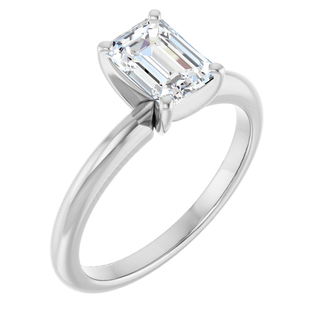 14K Gold 3/4-2 1/2 Carat Luxury Lab-Grown Diamond Engagement Ring