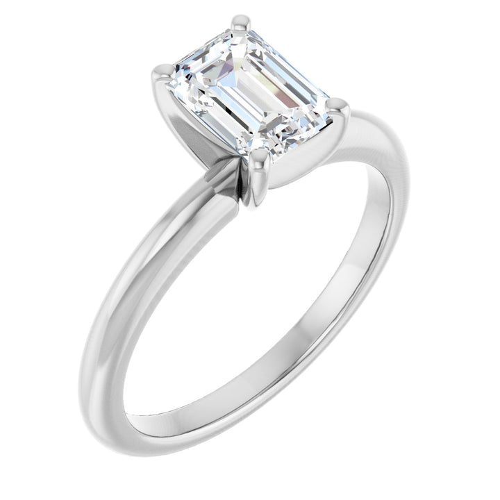 14K Gold 3/4-2 1/2 Carat Luxury Lab-Grown Diamond Engagement Ring