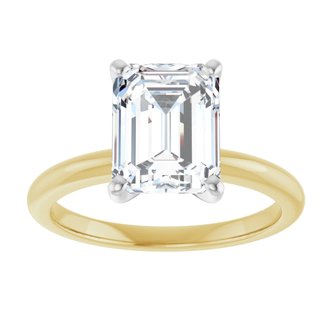 14K Gold 3/4-2 1/2 Carat Luxury Lab-Grown Diamond Engagement Ring