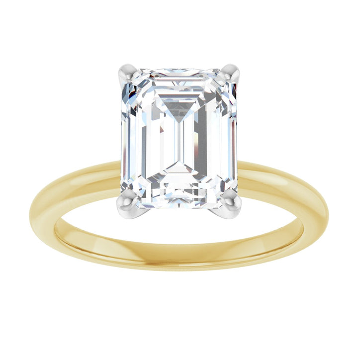 14K Gold 3/4-2 1/2 Carat Luxury Lab-Grown Diamond Engagement Ring