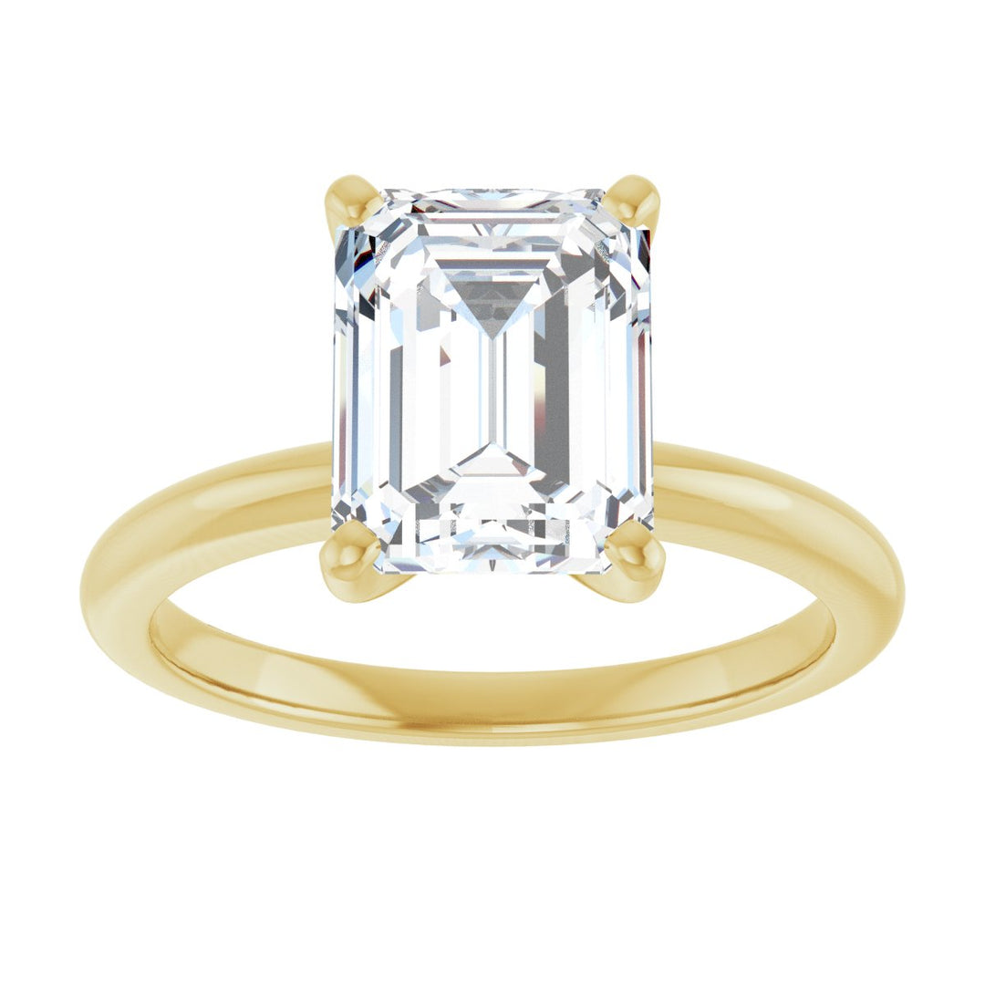 14K Gold 3/4-2 1/2 Carat Luxury Lab-Grown Diamond Engagement Ring