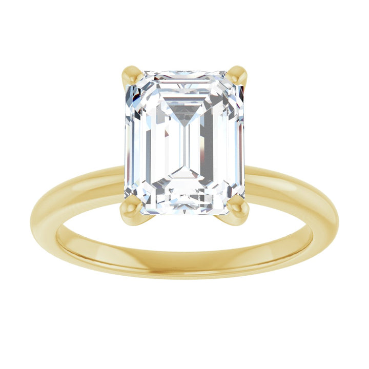 14K Gold 3/4-2 1/2 Carat Luxury Lab-Grown Diamond Engagement Ring