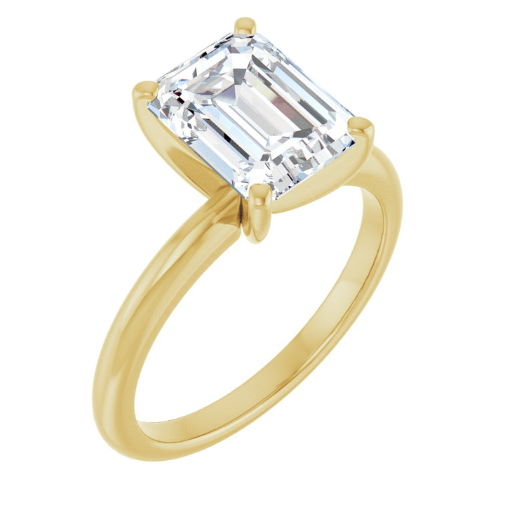14K Gold 3/4-2 1/2 Carat Luxury Lab-Grown Diamond Engagement Ring