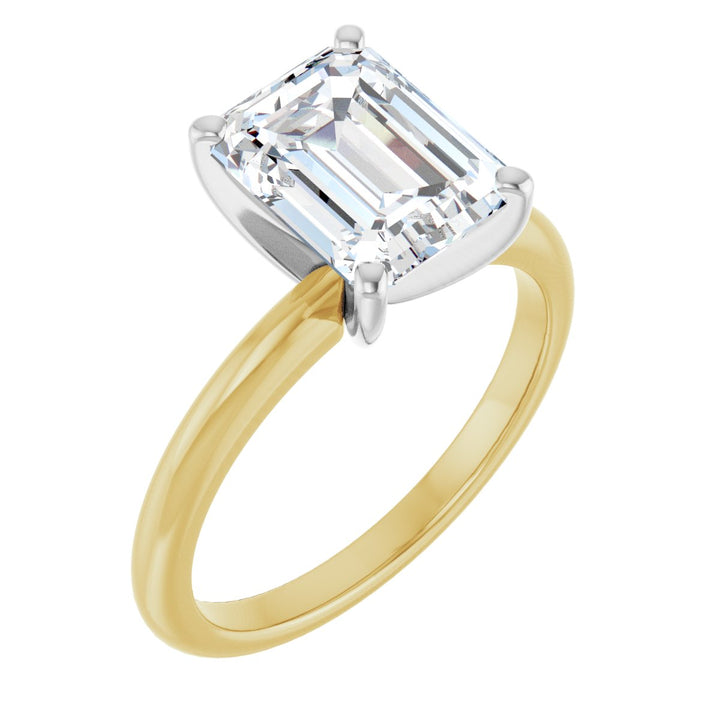 14K Gold 3/4-2 1/2 Carat Luxury Lab-Grown Diamond Engagement Ring