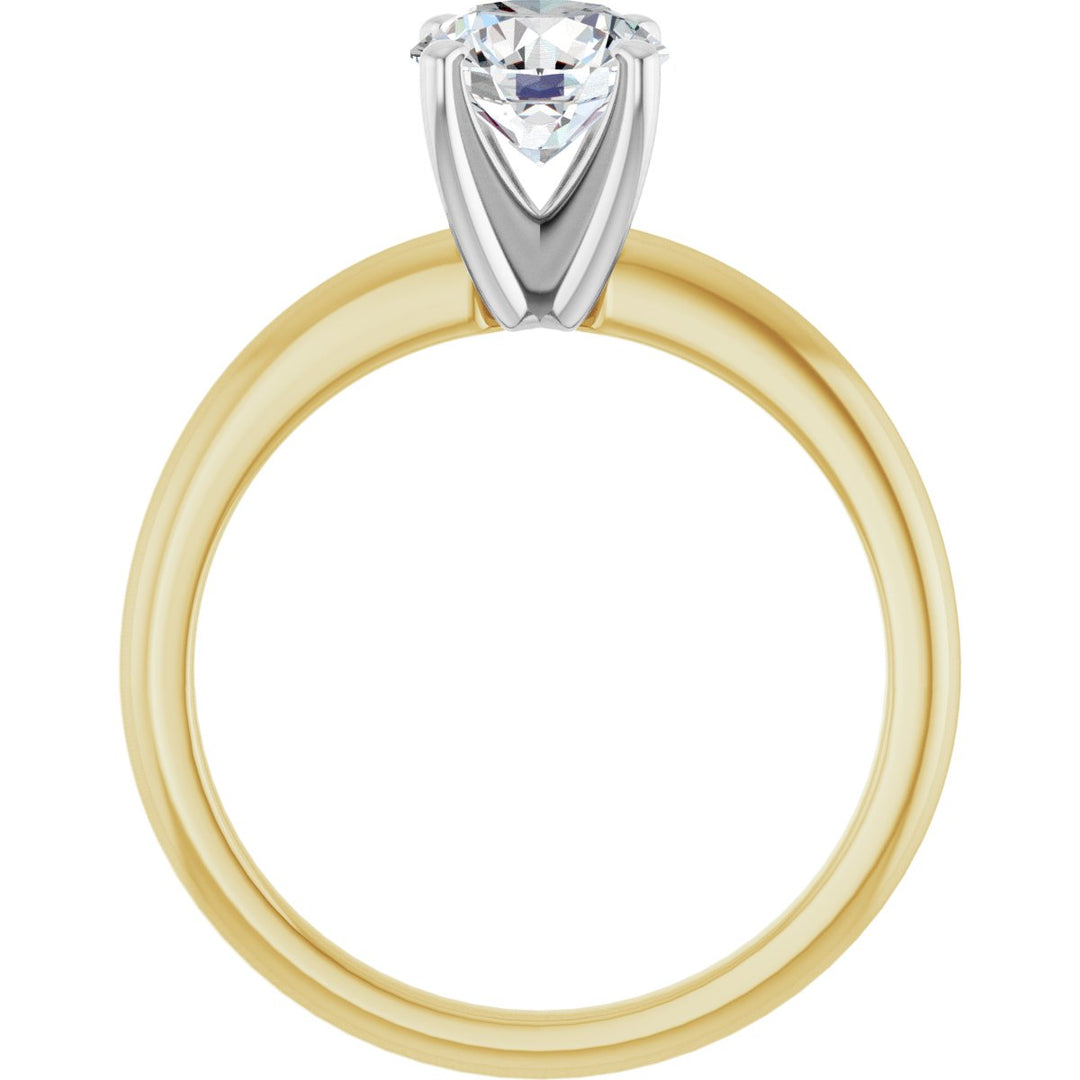14K Gold 3/4-2 1/2 Carat Luxury Lab-Grown Diamond Engagement Ring