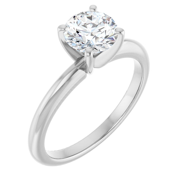 14K Gold 3/4-2 1/2 Carat Luxury Lab-Grown Diamond Engagement Ring