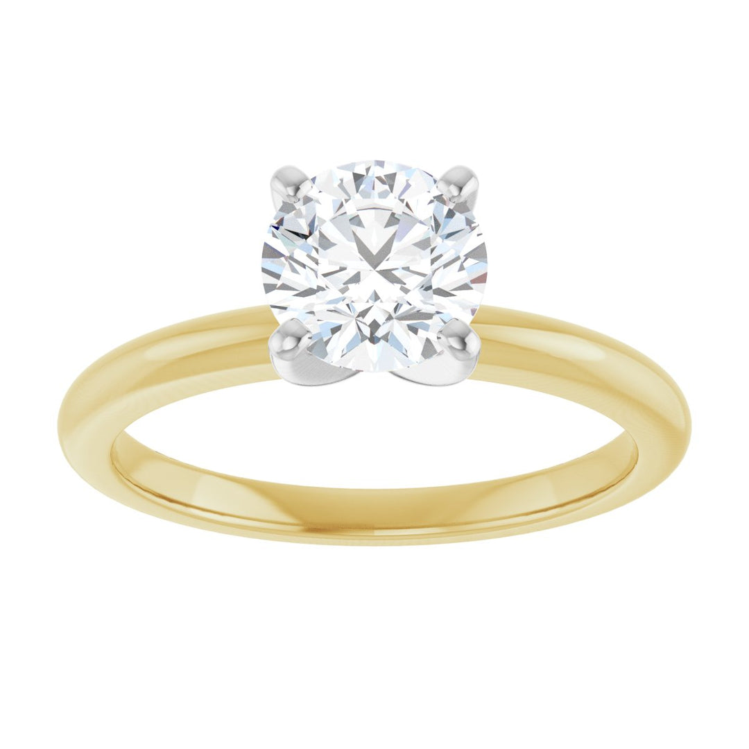 14K Gold 3/4-2 1/2 Carat Luxury Lab-Grown Diamond Engagement Ring