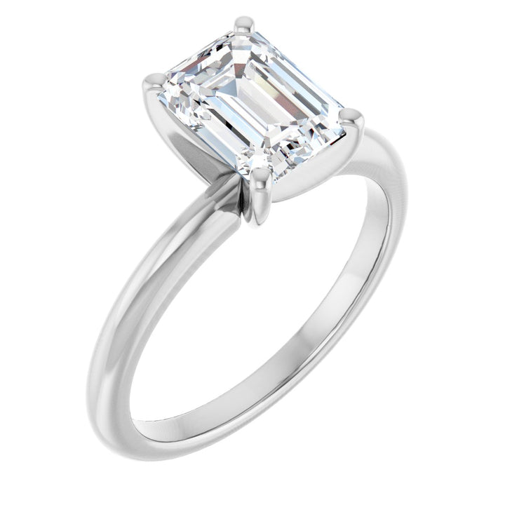 14K Gold 3/4-2 1/2 Carat Luxury Lab-Grown Diamond Engagement Ring