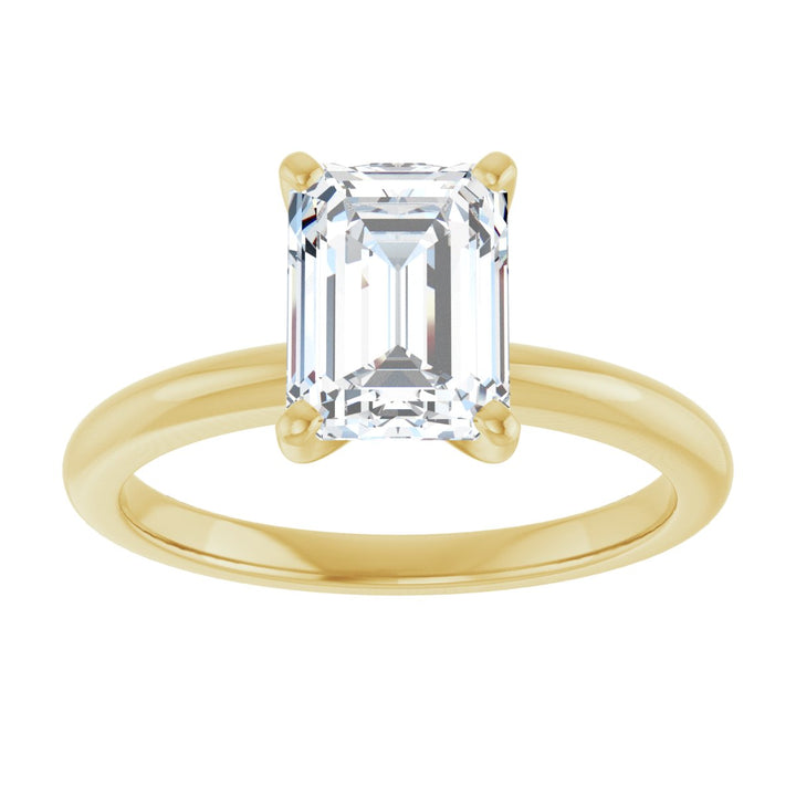 14K Gold 3/4-2 1/2 Carat Luxury Lab-Grown Diamond Engagement Ring