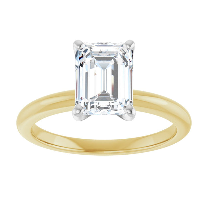 14K Gold 3/4-2 1/2 Carat Luxury Lab-Grown Diamond Engagement Ring