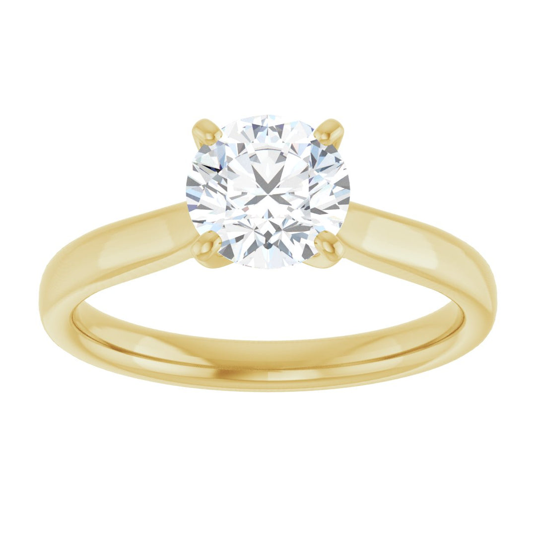14K Gold 1 -2 1/2 Carat Luxury Lab-Grown Diamond Engagement Ring