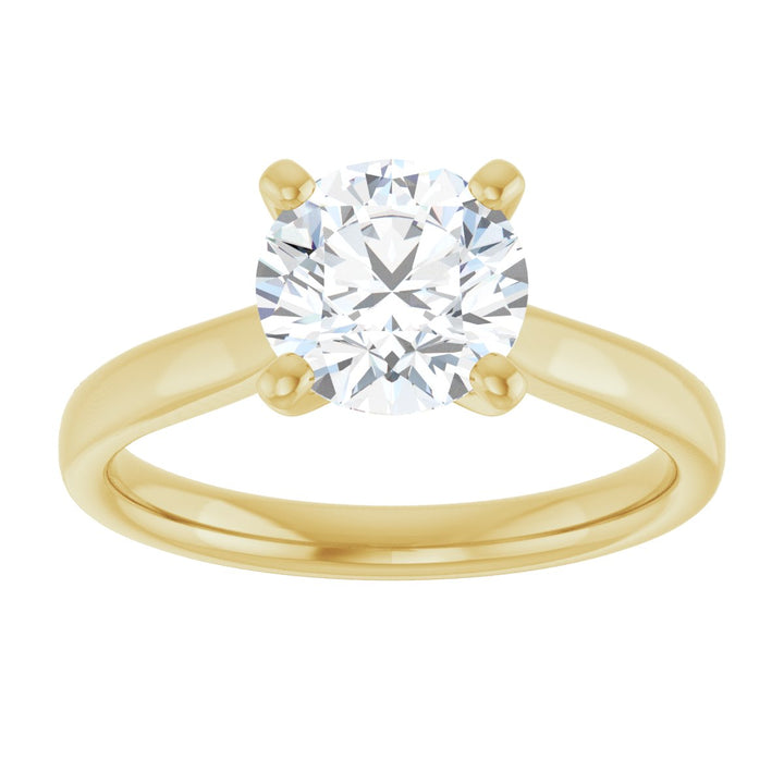 14K Gold 1 -2 1/2 Carat Luxury Lab-Grown Diamond Engagement Ring