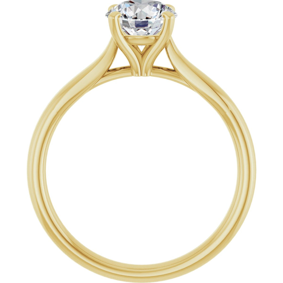 14K Gold 1 -2 1/2 Carat Luxury Lab-Grown Diamond Engagement Ring