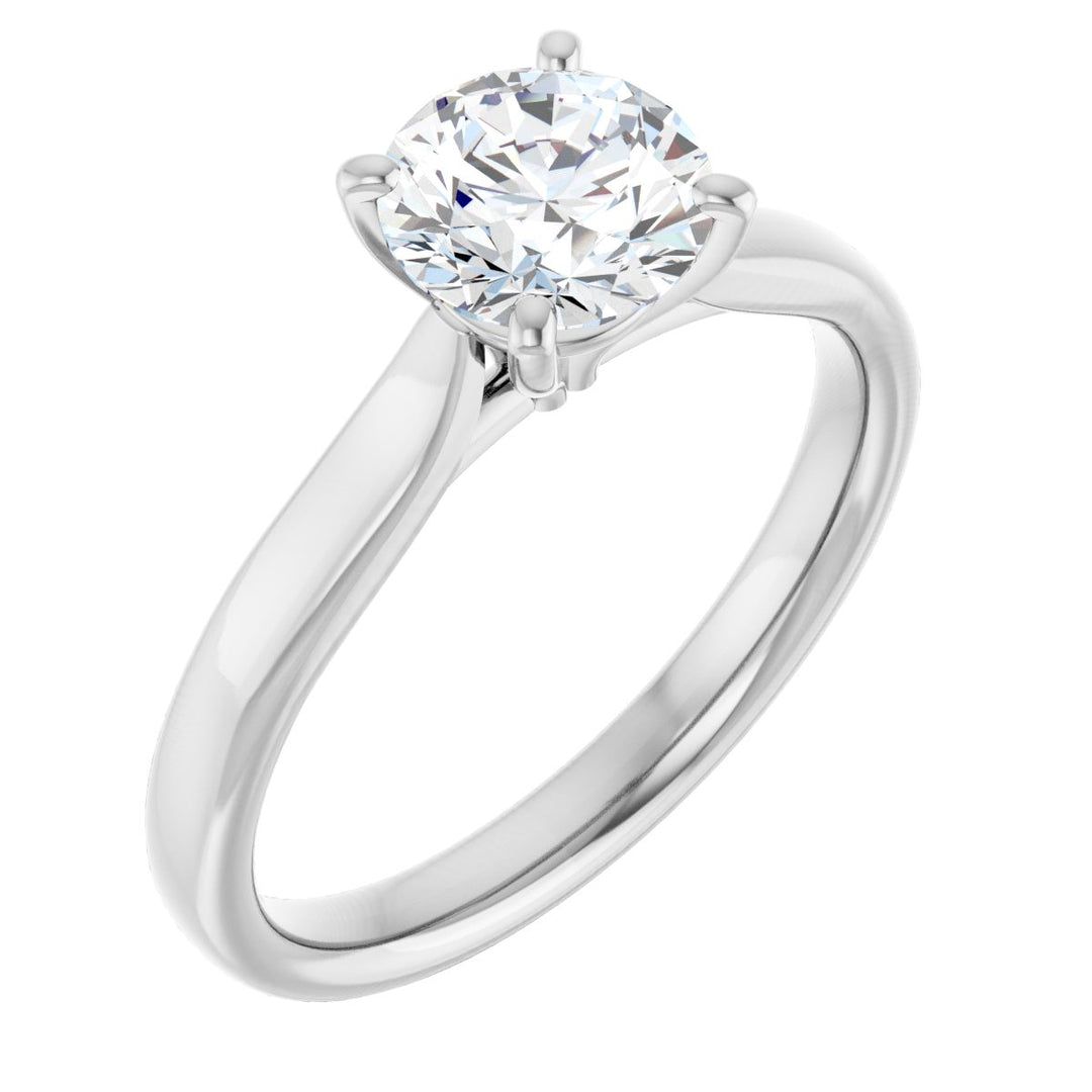 14K Gold 1 -2 1/2 Carat Luxury Lab-Grown Diamond Engagement Ring