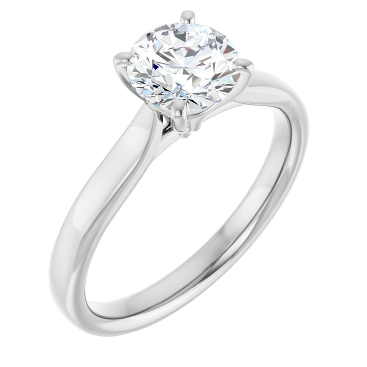 14K Gold 1 -2 1/2 Carat Luxury Lab-Grown Diamond Engagement Ring