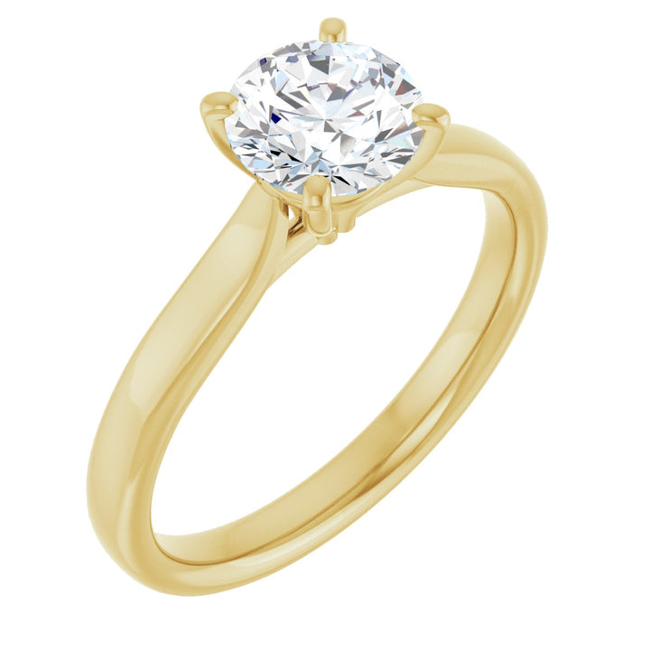 14K Gold 1 -2 1/2 Carat Luxury Lab-Grown Diamond Engagement Ring