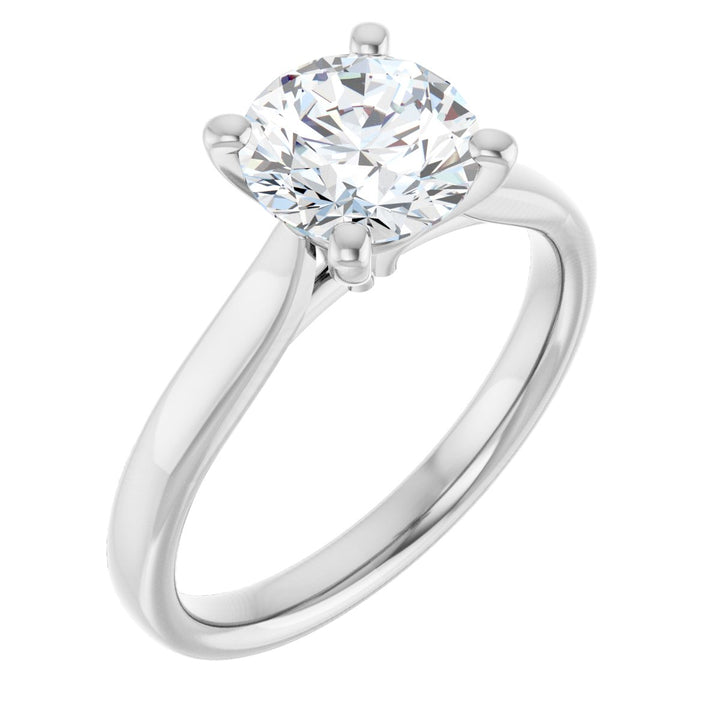 14K Gold 1 -2 1/2 Carat Luxury Lab-Grown Diamond Engagement Ring