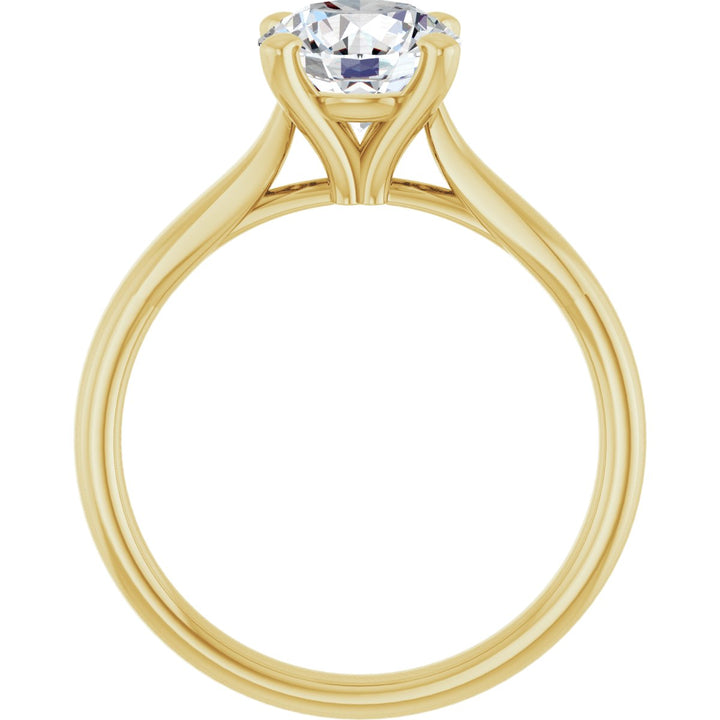 14K Gold 1 -2 1/2 Carat Luxury Lab-Grown Diamond Engagement Ring