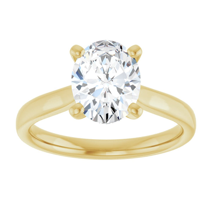 14K Gold 1 -2 1/2 Carat Luxury Lab-Grown Diamond Engagement Ring