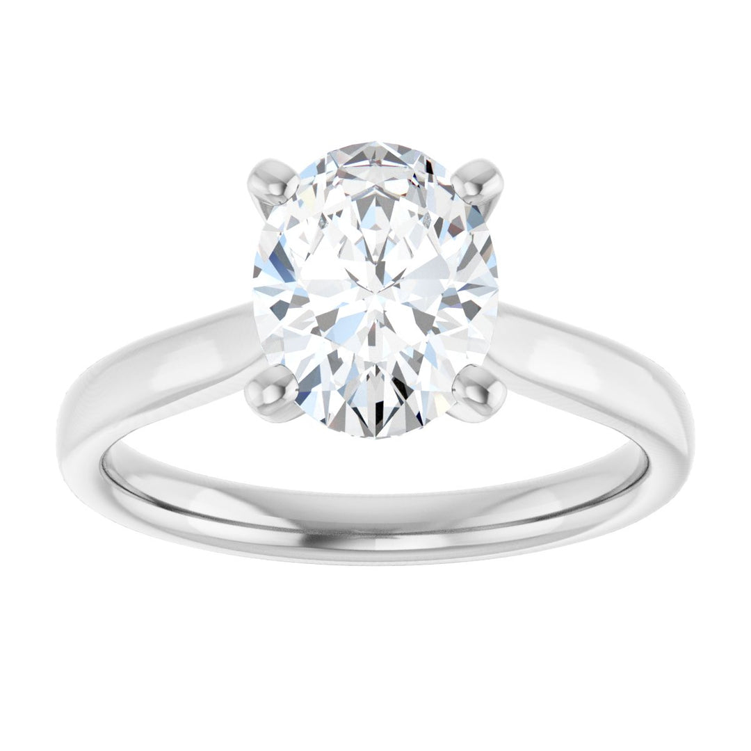 14K Gold 1 -2 1/2 Carat Luxury Lab-Grown Diamond Engagement Ring