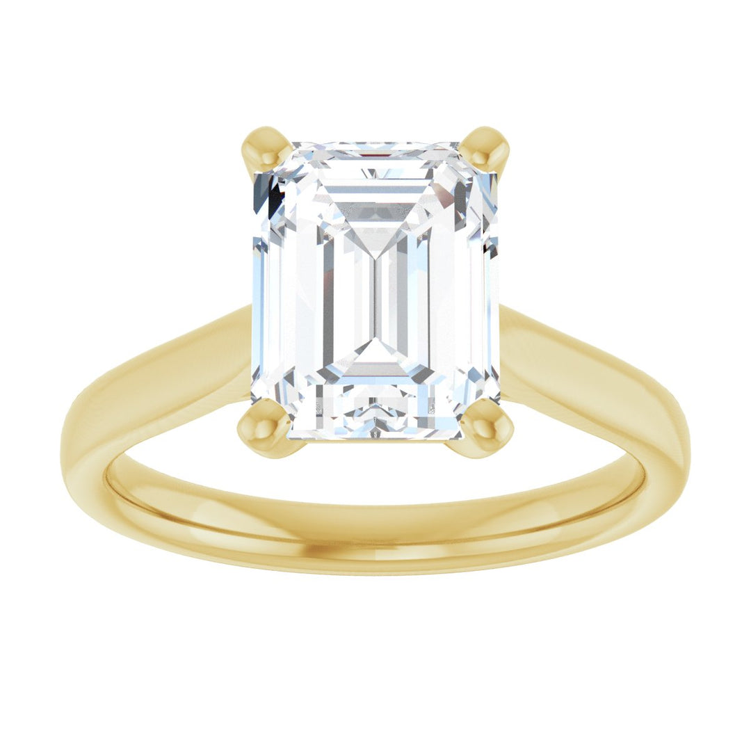 14K Gold 1 -2 1/2 Carat Luxury Lab-Grown Diamond Engagement Ring