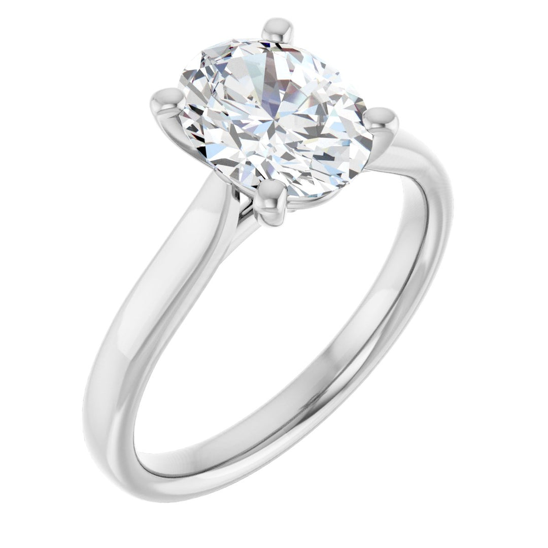 14K Gold 1 -2 1/2 Carat Luxury Lab-Grown Diamond Engagement Ring