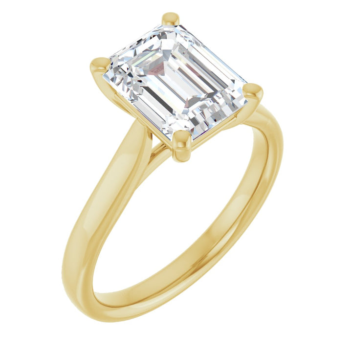 14K Gold 1 -2 1/2 Carat Luxury Lab-Grown Diamond Engagement Ring