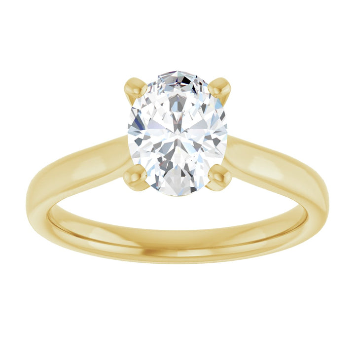 14K Gold 1 -2 1/2 Carat Luxury Lab-Grown Diamond Engagement Ring