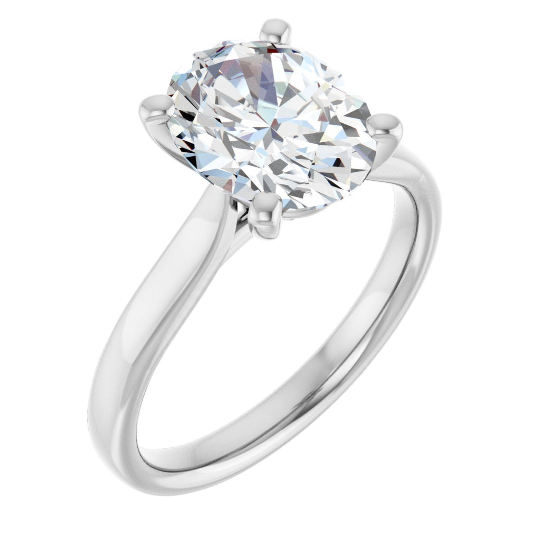 14K Gold 1 -2 1/2 Carat Luxury Lab-Grown Diamond Engagement Ring