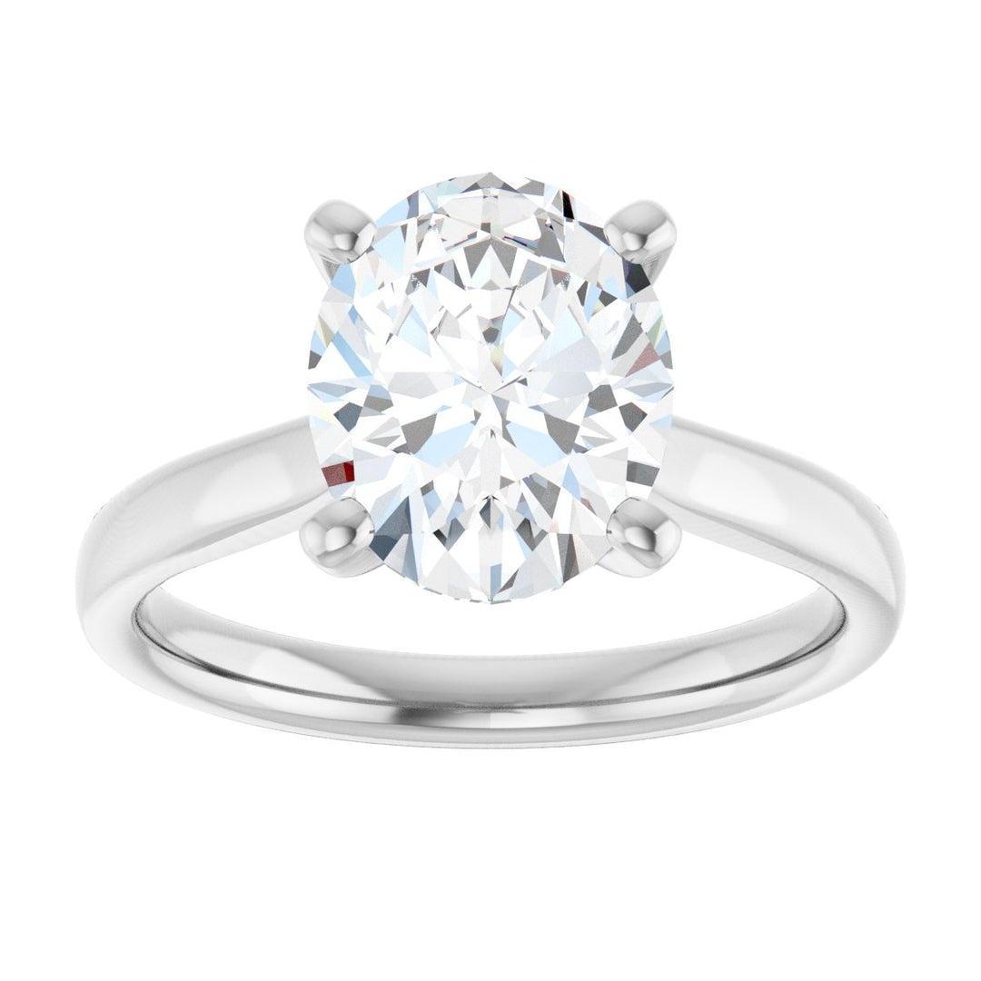 14K Gold 1 -2 1/2 Carat Luxury Lab-Grown Diamond Engagement Ring