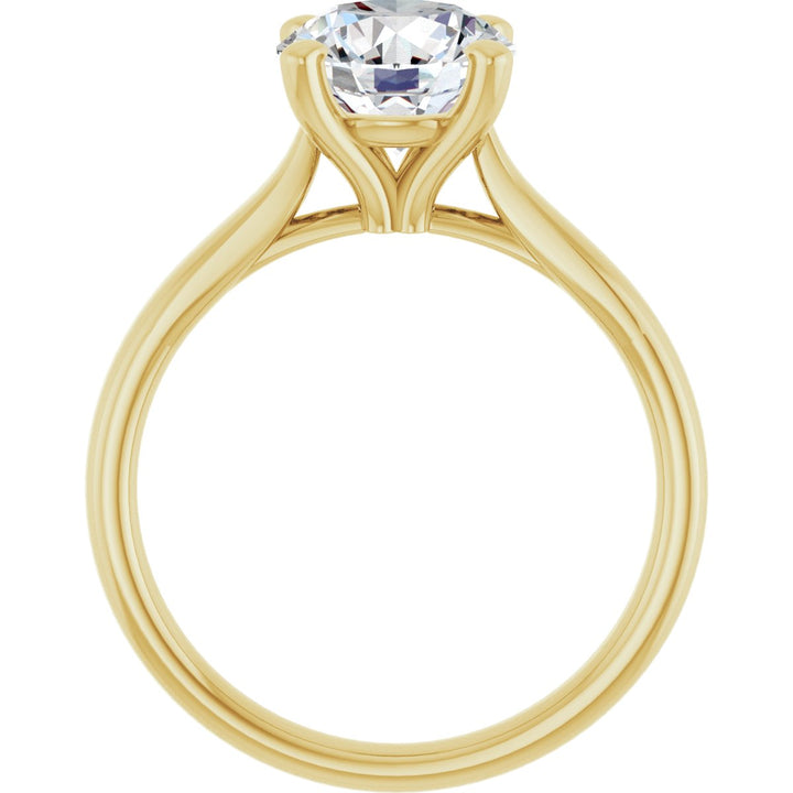 14K Gold 1 -2 1/2 Carat Luxury Lab-Grown Diamond Engagement Ring