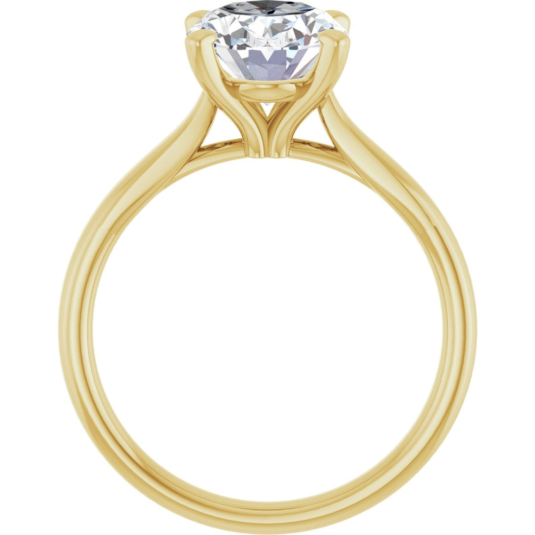 14K Gold 1 -2 1/2 Carat Luxury Lab-Grown Diamond Engagement Ring