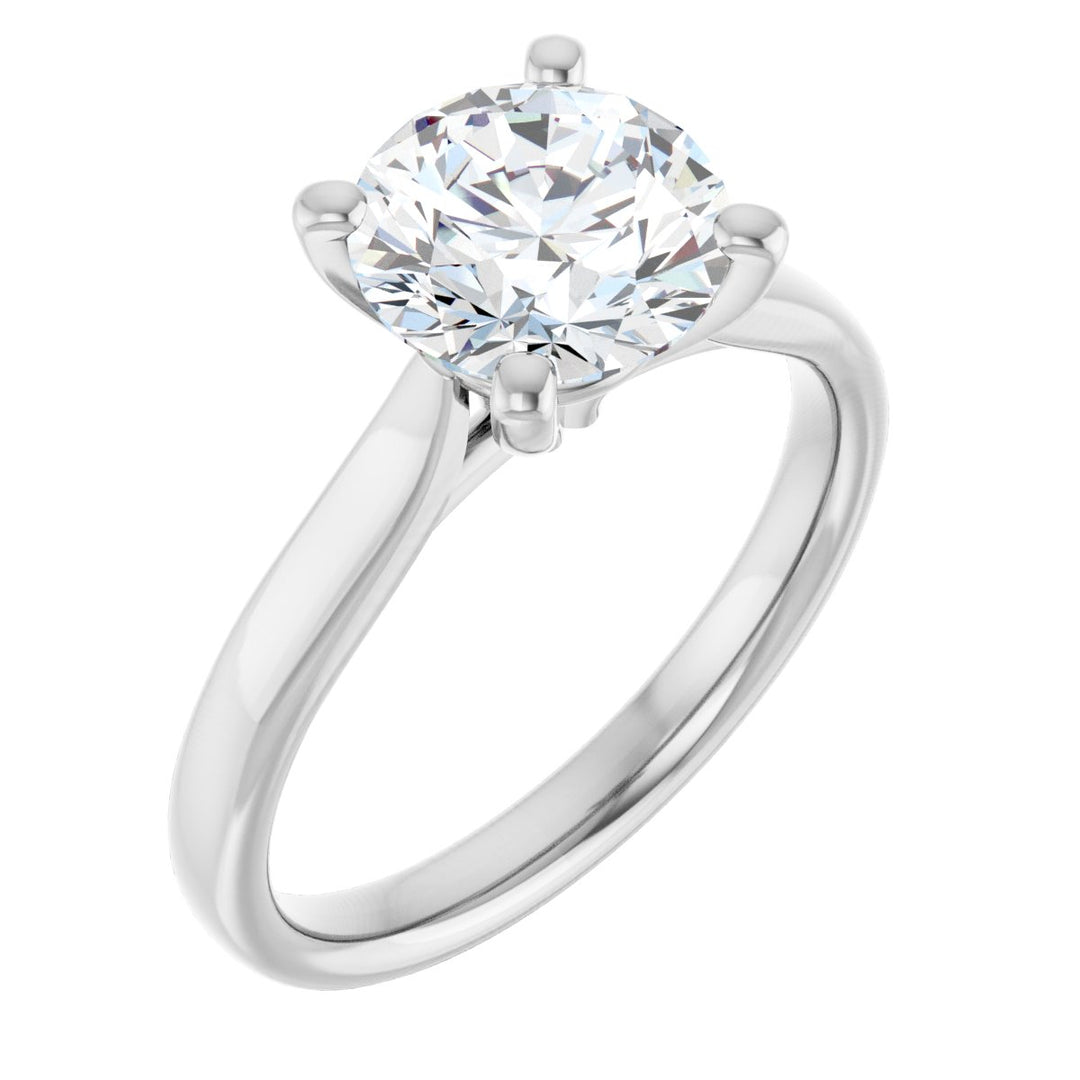 14K Gold 1 -2 1/2 Carat Luxury Lab-Grown Diamond Engagement Ring