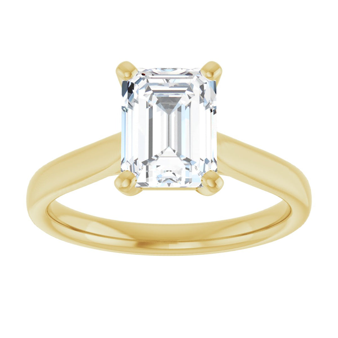 14K Gold 1 -2 1/2 Carat Luxury Lab-Grown Diamond Engagement Ring