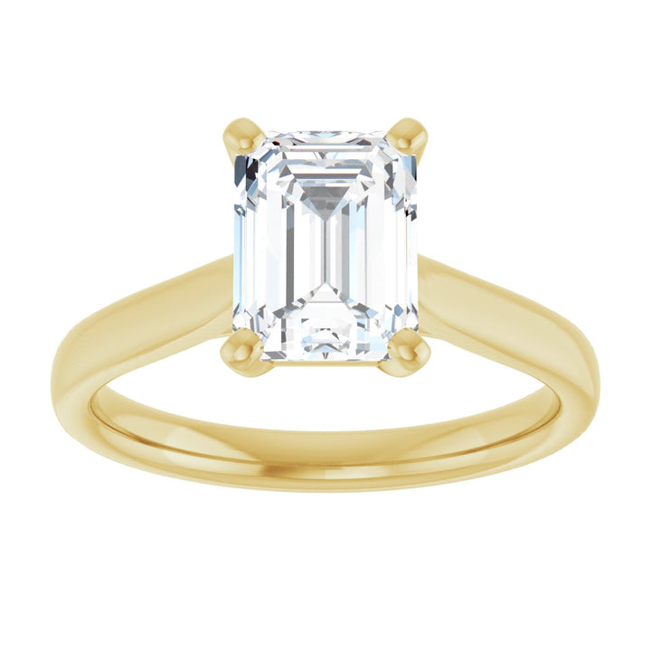 14K Gold 1 -2 1/2 Carat Luxury Lab-Grown Diamond Engagement Ring