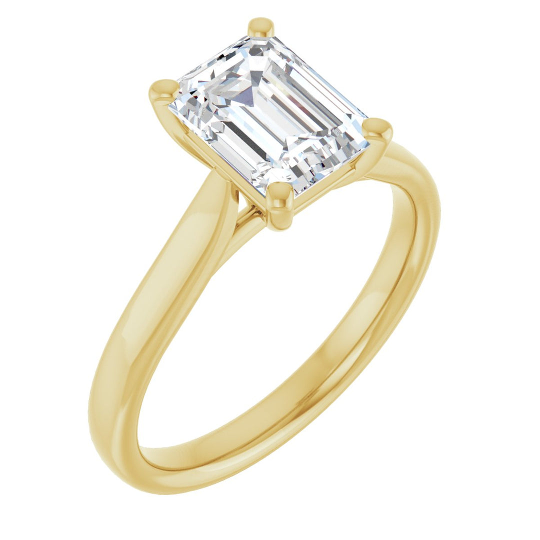 14K Gold 1 -2 1/2 Carat Luxury Lab-Grown Diamond Engagement Ring