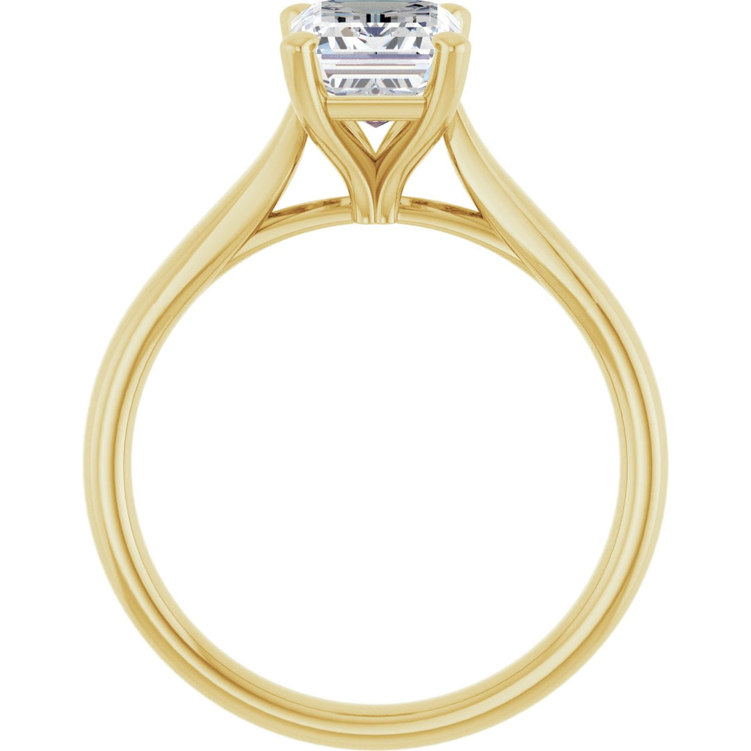 14K Gold 1 -2 1/2 Carat Luxury Lab-Grown Diamond Engagement Ring